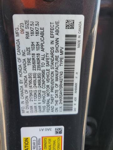 2024 HONDA CR-V EXL 2HKRS4H76RH427743
