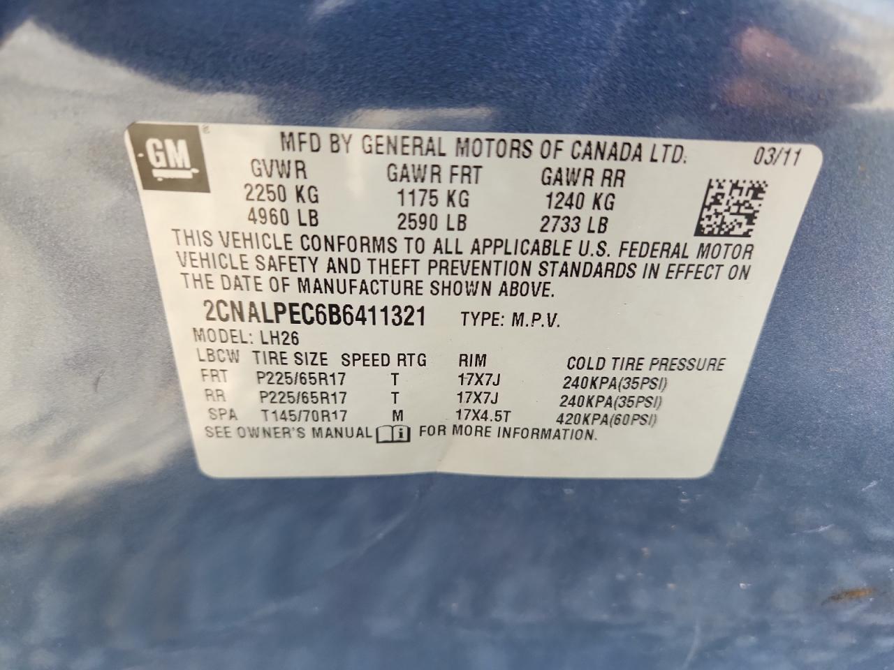 CHEVROLET EQUINOX LT