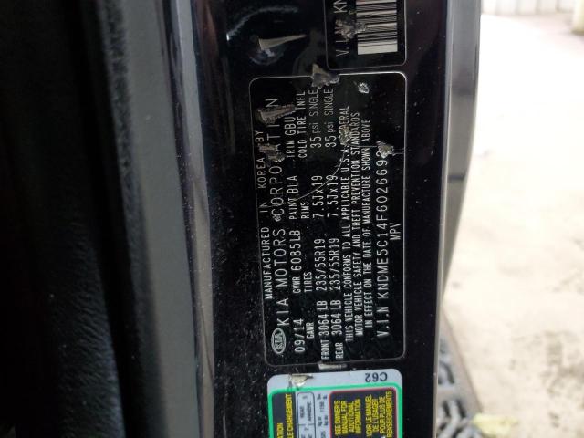 2015 KIA SEDONA SXL KNDME5C14F6026692
