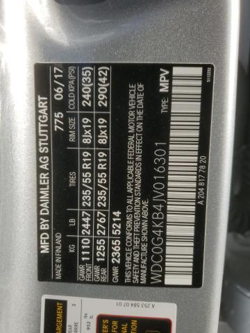 2018 MERCEDES-BENZ GLC 300 4MATIC WDC0G4KB4JV016301