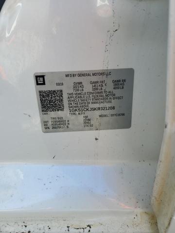 2019 GMC YUKON DENALI 1GKS1CKJ5KR321208
