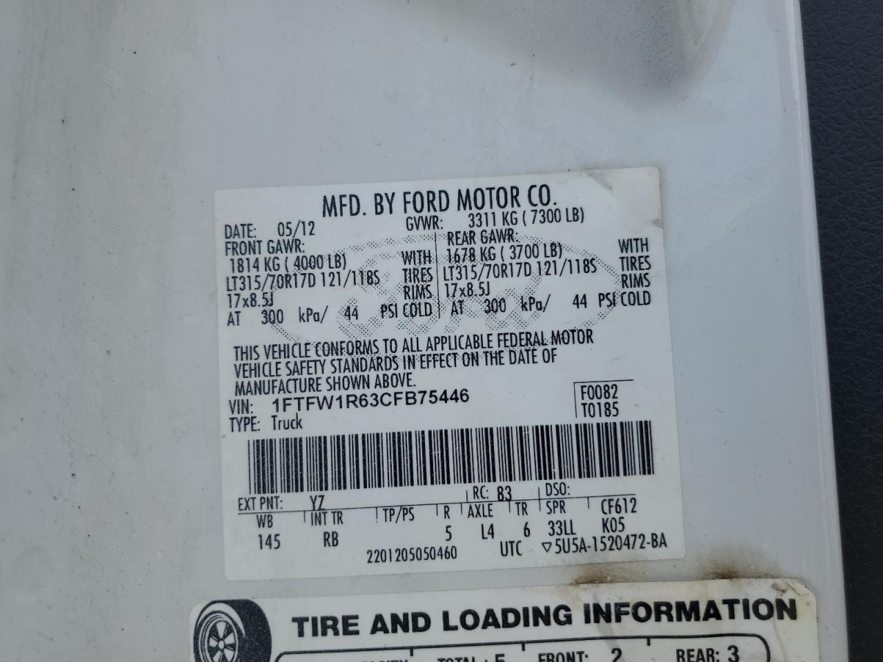 FORD F-150 SVT RAPTOR