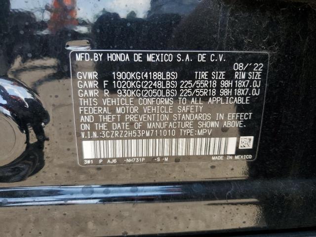 2023 HONDA HR-V SPORT 3CZRZ2H53PM711010