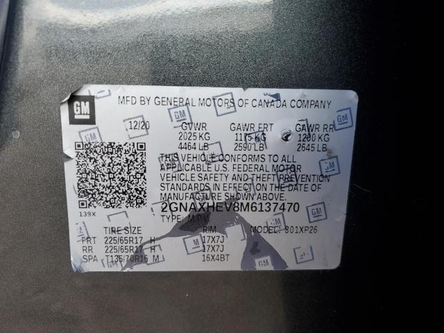 2021 CHEVROLET EQUINOX LS - 2GNAXHEV8M6137470