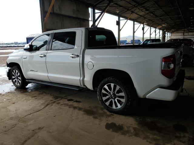 TOYOTA TUNDRA CRE 2021 white  gas 5TFFY5F19MX292356 photo #3