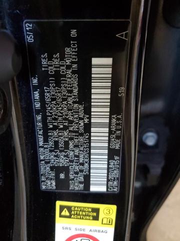 2012 TOYOTA HIGHLANDER - 5TDBK3EH7CS151745