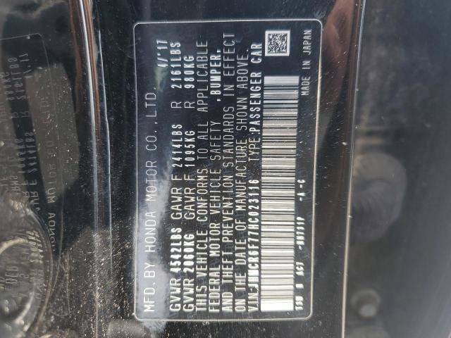 2017 HONDA ACCORD HYBRID EXL JHMCR6F77HC023116