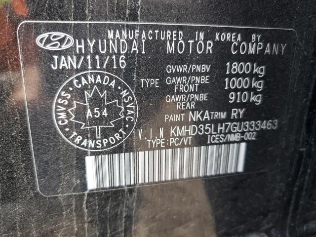2016 HYUNDAI ELANTRA GT KMHD35LH7GU333463