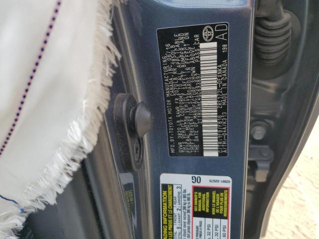 2016 TOYOTA COROLLA L 2T1BURHE4GC693897