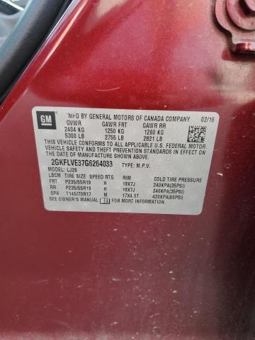 2016 GMC TERRAIN DE 2GKFLVE37G6264033