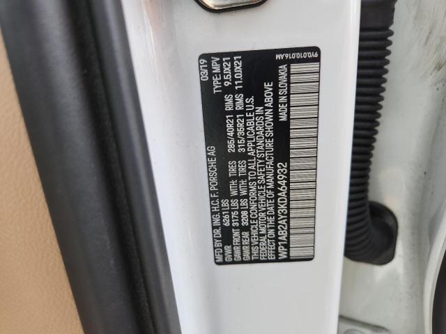 2019 PORSCHE CAYENNE S WP1AB2AY3KDA64932