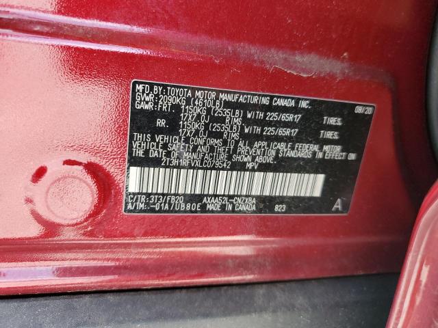 2020 TOYOTA RAV4 LE 2T3H1RFVXLC079542