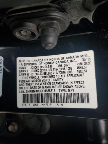 2015 HONDA CR-V LX 2HKRM4H39FH686813