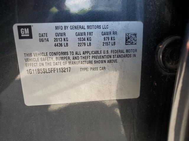 2015 CHEVROLET MALIBU 1G11B5SL5FF113217