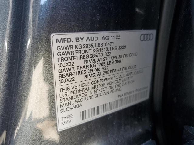 2023 AUDI Q8 PREMIUM WA1EVBF11PD010844