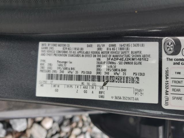 2019 FORD FIESTA SE - 3FADP4EJ2KM148582