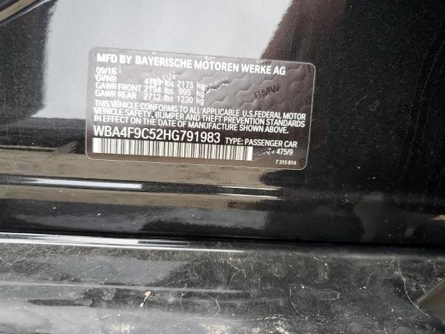 2017 BMW 430XI GRAN WBA4F9C52HG791983