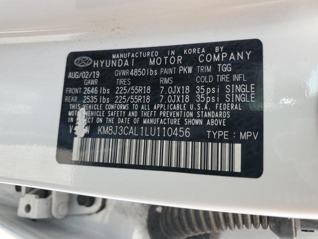 2020 HYUNDAI TUCSON LIMITED KM8J3CAL1LU110456