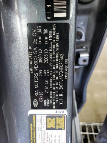 2017 KIA FORTE LX - 3KPFL4A70HE023642