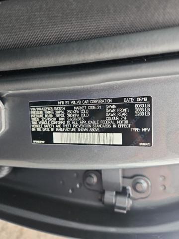 2020 VOLVO XC90 T6 MO YV4A22PK2L1543704