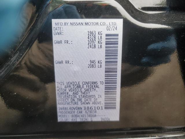 2024 NISSAN ALTIMA SV - 1N4BL4DV0RN386101