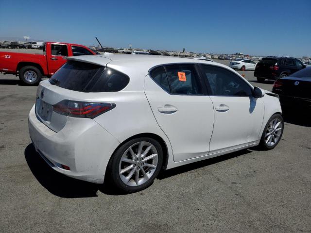 LEXUS CT 200 2012 white  hybrid engine JTHKD5BH3C2062321 photo #4