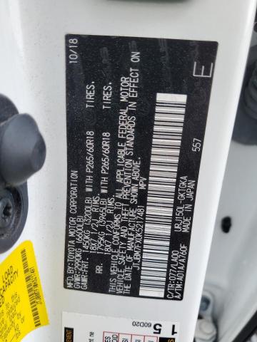 2019 LEXUS GX 460 JTJBM7FX0K5217481