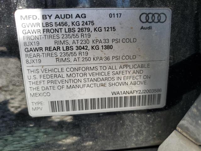 2018 AUDI Q5 PREMIUM #3292297263
