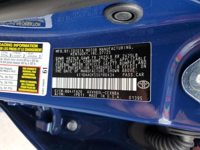 2025 TOYOTA CAMRY XSE 4T1DAACK5SU186434