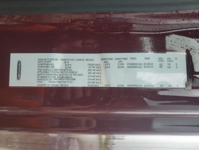 2019 FREIGHTLINER CASCADIA 1 #3274779187