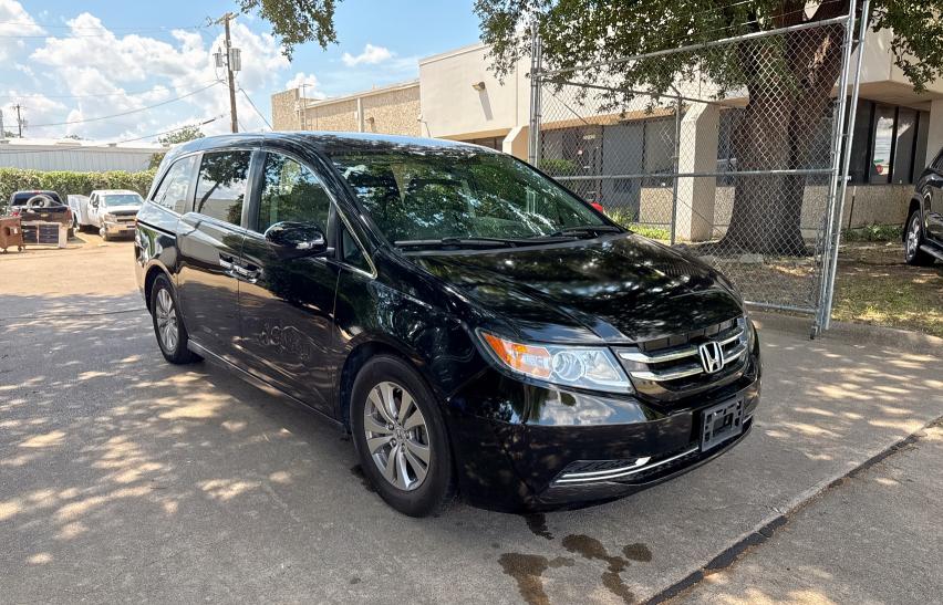 HONDA ODYSSEY EX 2014 black sports v gas 5FNRL5H48EB055534 photo #1