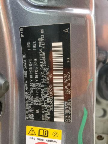 2018 LEXUS RX 350 BAS 2T2ZZMCA2JC095950