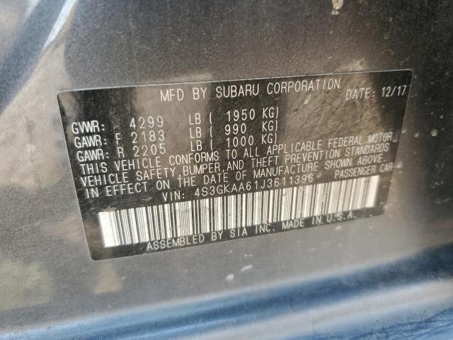 2018 SUBARU IMPREZA - 4S3GKAA61J3611396