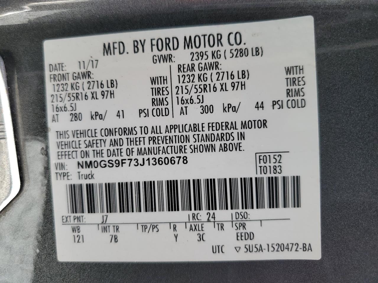 FORD TRANSIT CONNECT XLT