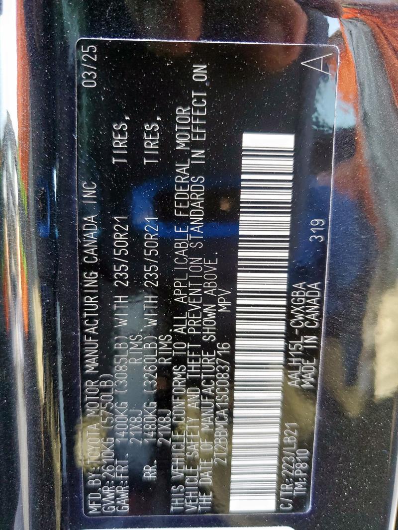 2025 LEXUS RX 350H BA 2T2BBMCA1SC083716