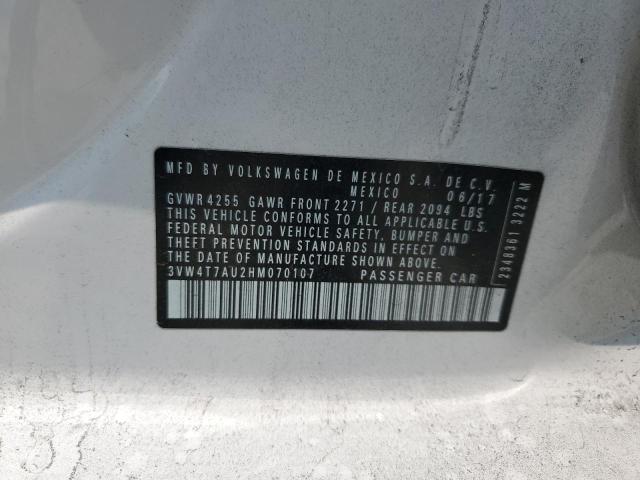 2017 VOLKSWAGEN GTI S 3VW4T7AU2HM070107