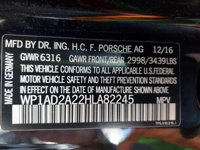 2017 PORSCHE CAYENNE GT - WP1AD2A22HLA82245