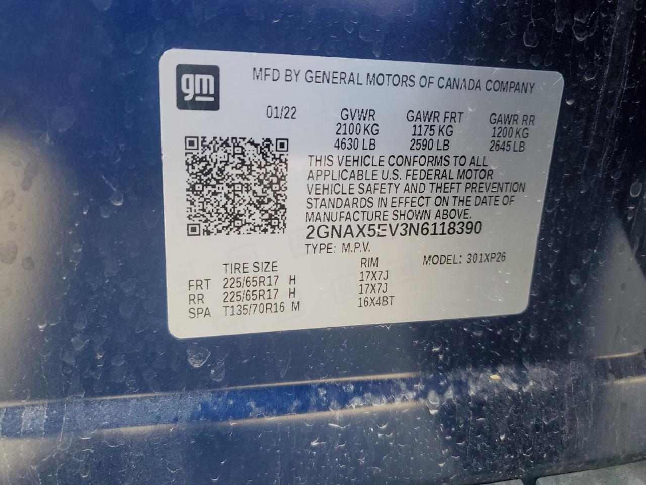 CHEVROLET EQUINOX LS