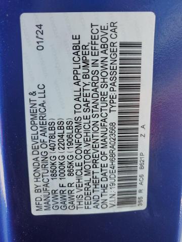 2024 ACURA INTEGRA A- 19UDE4H68RA023568