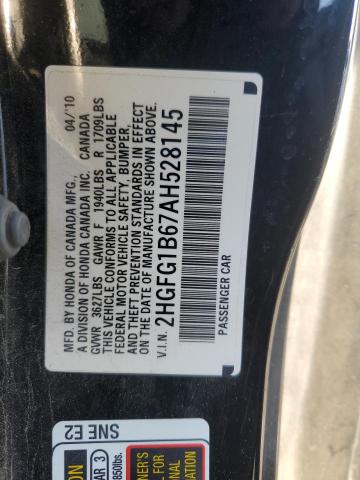 2010 HONDA CIVIC LX - 2HGFG1B67AH528145
