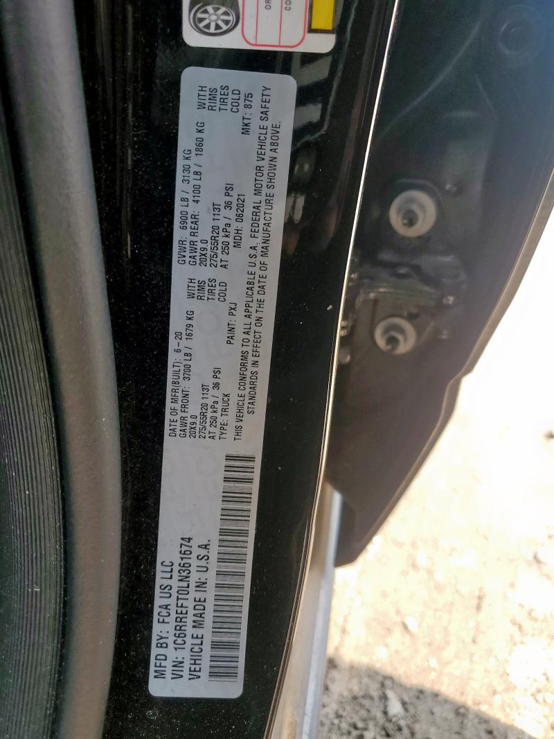 2020 RAM 1500 BIG H - 1C6RREFT0LN361674