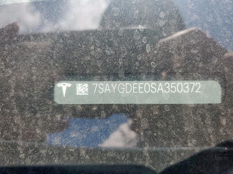 2025 TESLA MODEL Y 7SAYGDEE0SA350372