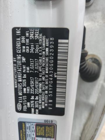 2016 KIA SORENTO LX - 5XYPG4A30GG023938
