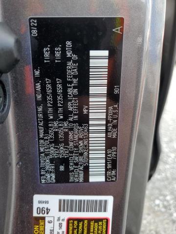 2022 TOYOTA SIENNA XLE 5TDYRKEC3NS130463