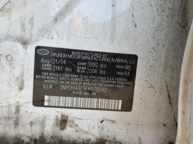 2015 HYUNDAI ELANTRA SE 5NPDH4AE8FH578242