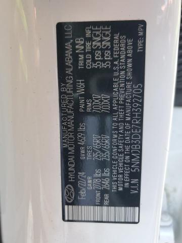 2024 HYUNDAI TUCSON SEL 5NMJB3DE7RH392705