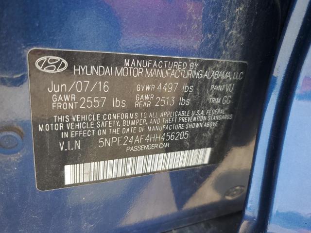 2017 HYUNDAI SONATA SE - 5NPE24AF4HH456205