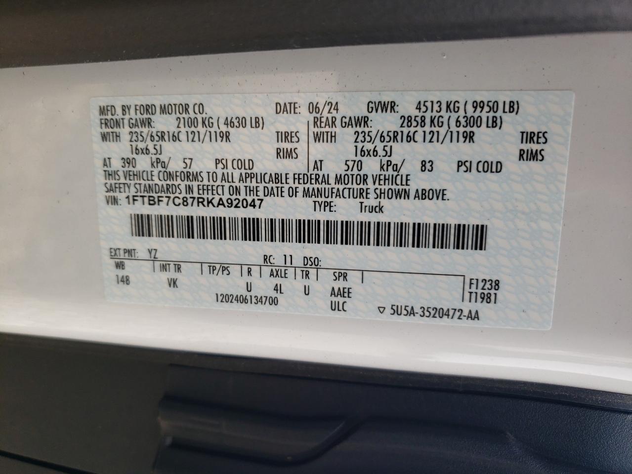 FORD TRANSIT T-350 HD