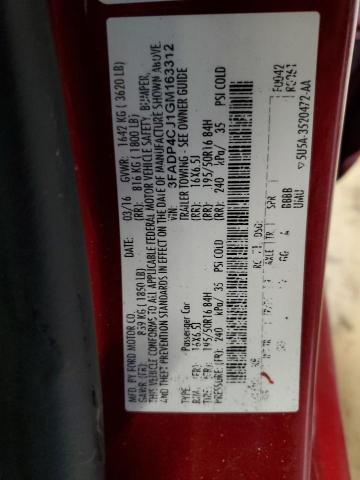 2016 FORD FIESTA TIT 3FADP4CJ1GM163312