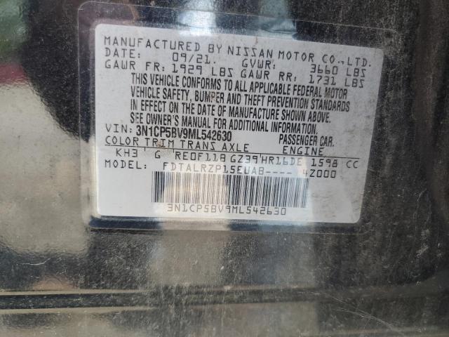 2021 NISSAN KICKS S 3N1CP5BV9ML542630
